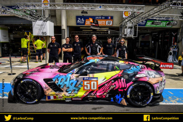 17 & 18 juin 2017 – Emotional Cars en la personne d’Eric Cusson qui officiait au sein de la Team dans la course au 24H du Mans 2018 avec Larbre Compétition